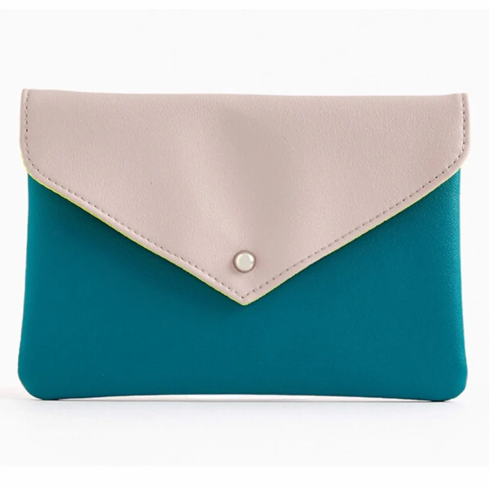 Ipsy Teal Glam Cosmetic Bag